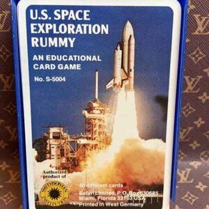 U. S. Space Exploration Rummy Smithsonian Card Game - COMPLETE